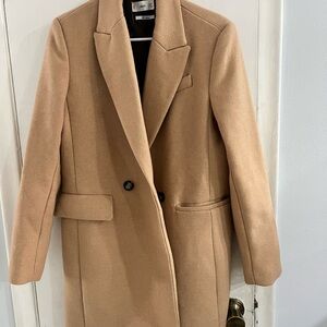 Mango Classic Camel Trench Coat